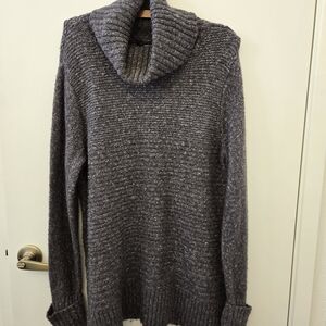 Simply Vera Vera Wang Heather Gray Turtleneck Sweater